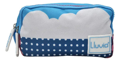 Mochila Lluvia Azul 14L Escolar Con Compartimento Para Laptop