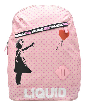 Mochila Brandalised Niña Con Globo Estampado Rosa Primaria 161842 Liquid