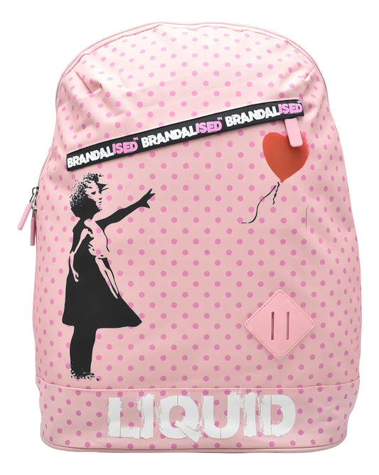 Mochila Brandalised Niña Con Globo Estampado Rosa Primaria 161842 Liquid