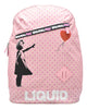 Mochila Brandalised Niña Con Globo Estampado Rosa Primaria 161842 Liquid