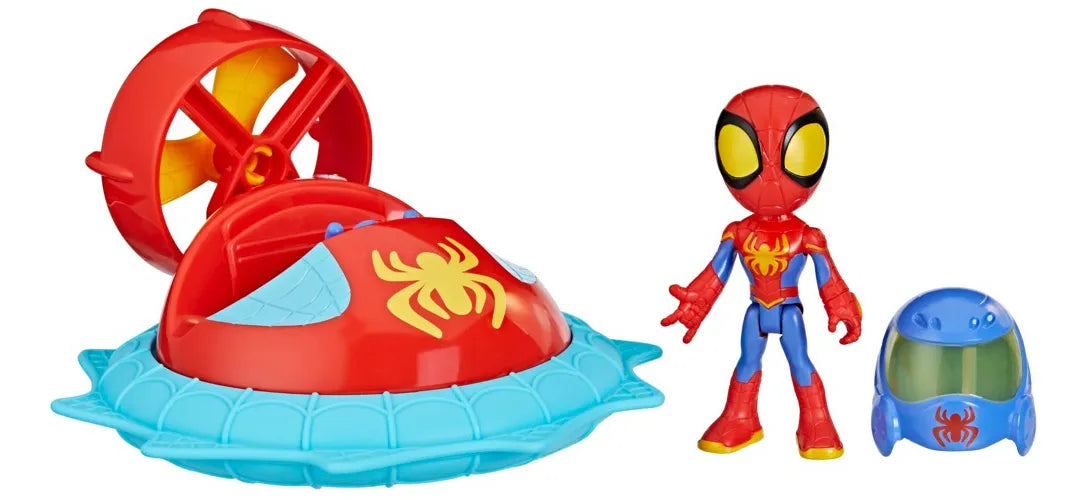 Marvel Spidey And His Amazing Friends - Spidey Con Aerodeslizador