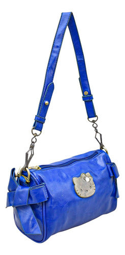 Bolsa Hello Kitty Imitacion De Piel Azul 78738 Ruz Detalle Azul Imitación Piel