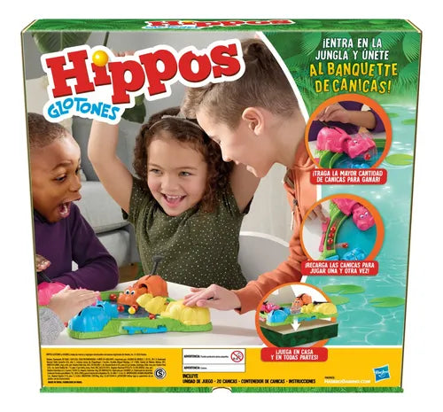Juego de Mesa Hippos Glotones Hasbro +4 años