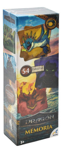 Dragones Pack Rompecabezas Domino Y Memoria Novelty