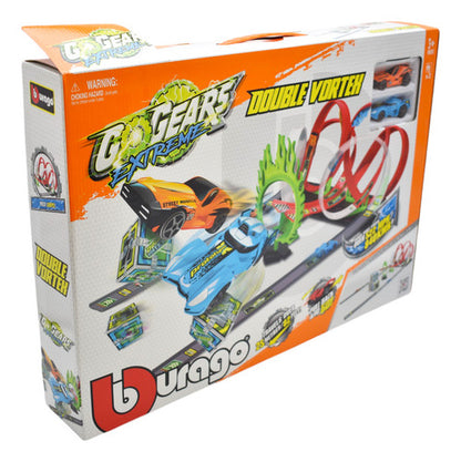 Go Gears Extreme Pista Double Vortex Bburago Da Rojo