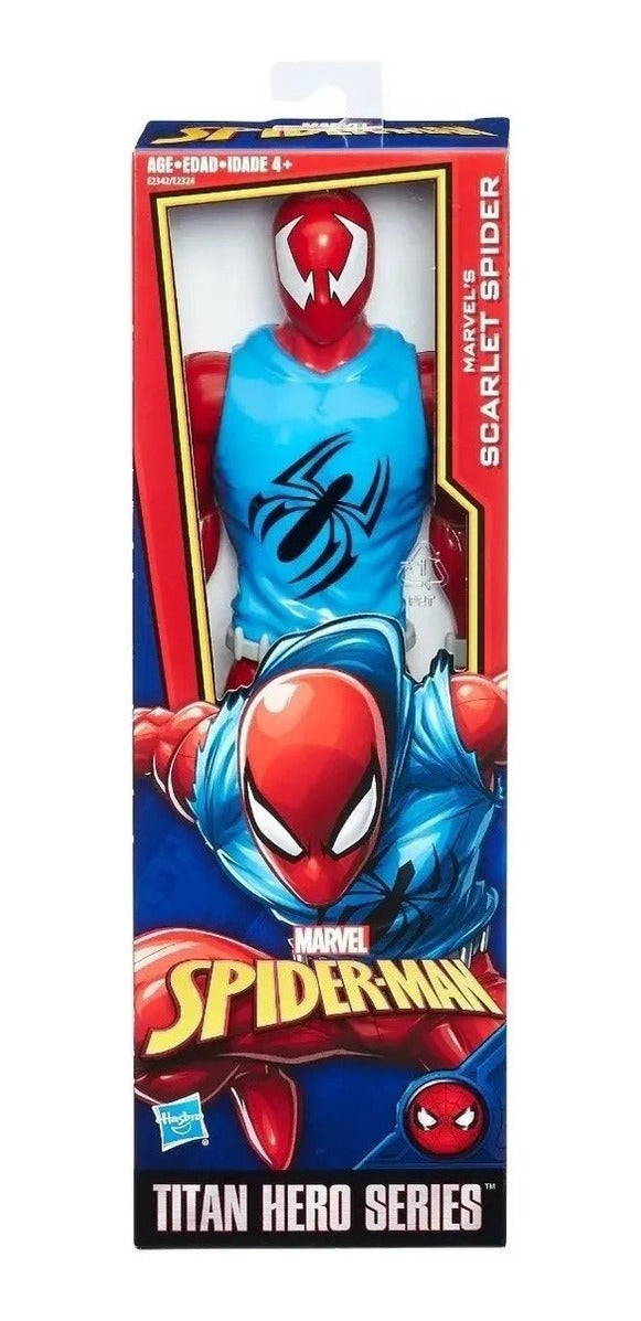 Hasbro Marvel Figura de Acción Scarlet Spiderman Titan Hero +4
