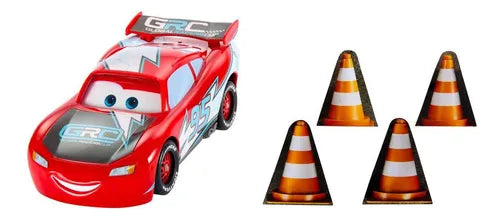 Cars De Disney Y Pixar Vehículo Rayo Mcqueen En Acción Multicolor