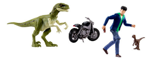 Jurassic World Contenido Animado Paquete Kenji Y Moto