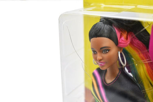 Barbie Morena Peinados Brillantes Multicolor 30cm Mattel Cd