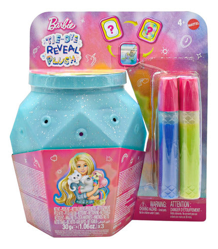 Barbie Tie Dye Reveal Peluche Sorpresa Frasco Azul Mattel Cf Azul