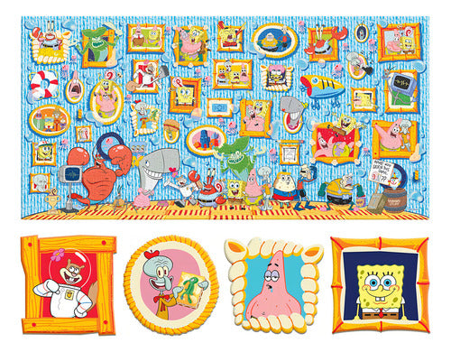 Rompecabezas Bob Esponja Premium 1000 Piezas Coleccionable | Puzzle Oficial Nickelodeon Alta Calidad