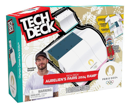 Tech Deck Paris 2024 Pack 2 Rampas Deck Legends Spin Master Multicolor Crema