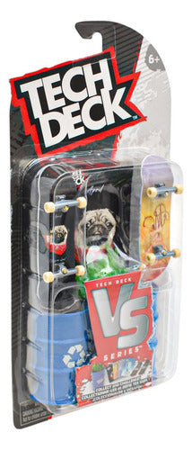 Teck Deck Vs Series Pack 6 Patinetas Accesorios Spin Master Multicolor Beige