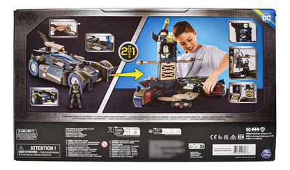 Batman Ultimate Transforming Batmobile Spin Master Da Negro/Gris/Azul