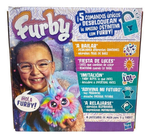 Furby Multicolor Mascota Interactiva 5 Comandos Hasbro Cf Multicolor