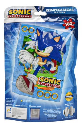 Sonic Y Marvel Pack Rompecabezas Domino Y Memoria Novelty