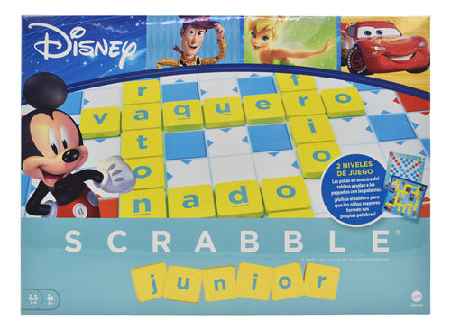 Disney Scrabble Junior Juego De Mesa Mattel