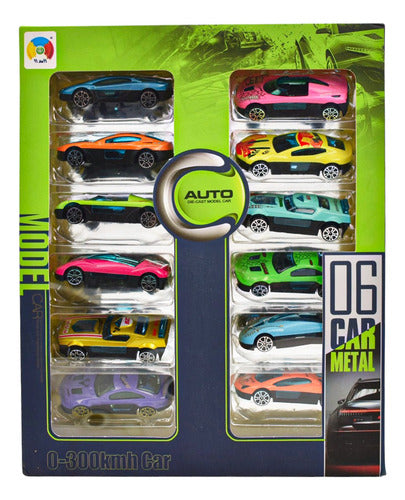Construct Tournament Set 24 Vehiculos De Juguete G5488 Construct Multicolor