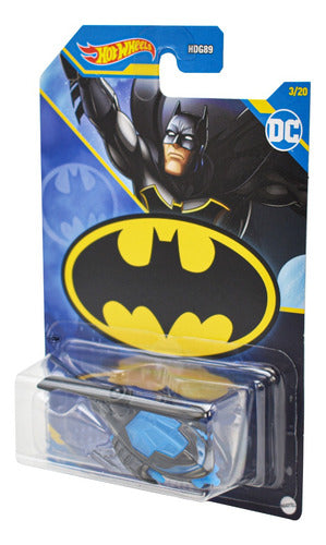 Hot Wheels Batman Hdg89 Pack 5 Vehiculos #1 Mattel Negro