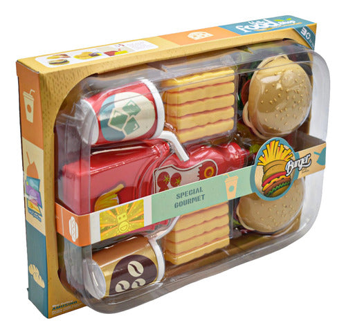 Juego De Comida Special Gourmet Hamburguesas Xj506