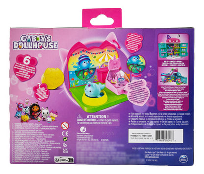 Gabbys Dollhouse Set Sala De Feria De Kitty Spin Master Da Rosa