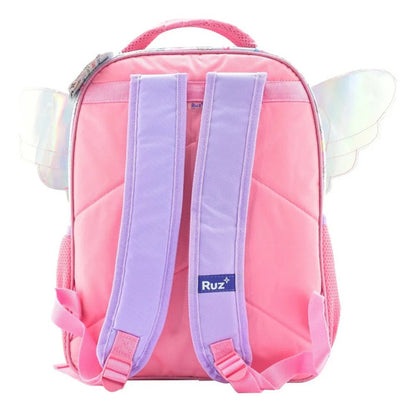 Mochila Onix Unicornio Con Alas Tornasol Magical Is The New Pretty Primaria 158049 Ruz Rosa Estampado