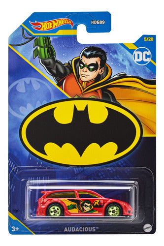 Hot Wheels Batman Hdg89 Pack 5 Vehiculos #1 Mattel Negro