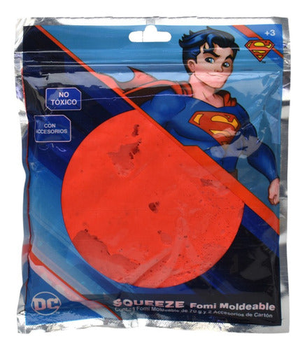 Goku Y Superman Foami Moldeable Pack 12 Pzas Bestway Rojo Y Naranja
