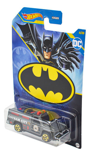 Hot Wheels Batman Hdg89 Pack 5 Vehiculos #1 Mattel Negro