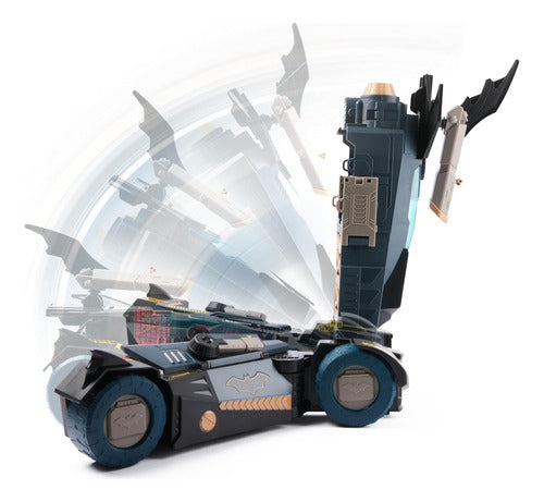 Batman Ultimate Transforming Batmobile Spin Master Da Negro/Gris/Azul