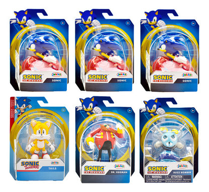 Sonic The Hedgehog Pack 6 Pzas 7 Cm #2 Jakks Pacific