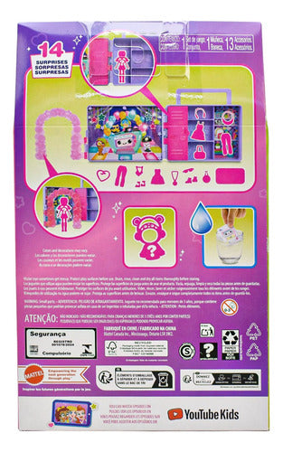 Polly Pocket Fiesta Disco Y Carrito Snacks Flamingo Mattel Multicolor