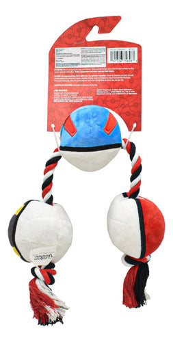 Juguete Mordible Para Cachorros Y Ropa Xl Pokemon Jazwares