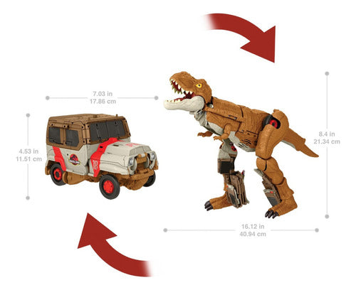 Jurassic World Tyrannosaurus Rex Atrapa Ruge Changers Mattel