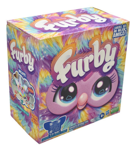 Furby Multicolor Mascota Interactiva 5 Comandos Hasbro Azul