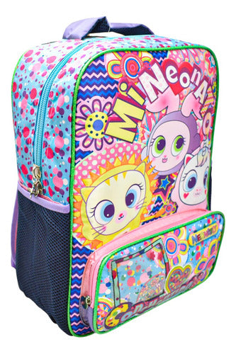 Mochila Mi Neonato Conchentido 126615 Primaria Ruz Con Detalle Multicolor Relieve