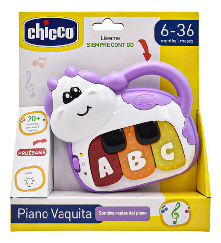 Pianito Vaquita 20 Oraciones Y Sonidos Chicco