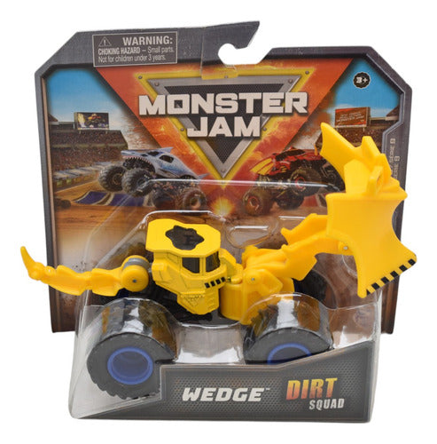 Monster Jam Dirt Squad Wedge Amarillo 1:64 Spin Master Cf Amarillo
