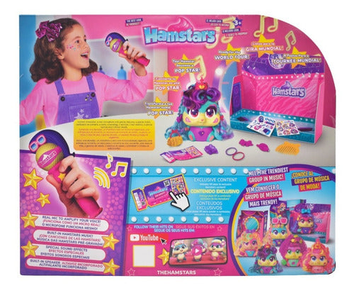 Hamstars Popstars World Tour Cloe Famosa Lila