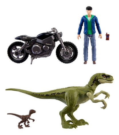 Jurassic World Contenido Animado Paquete Kenji Y Moto