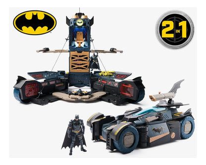 Batman Ultimate Transforming Batmobile Spin Master Da Negro/Gris/Azul