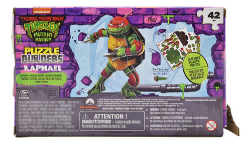 Turtles Mutant Mayhem Raphael Puzzle 3d 42pz Spin Master Cd