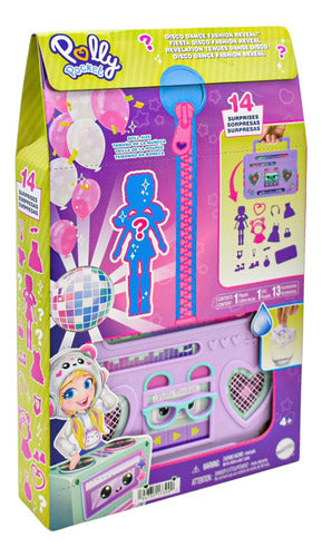 Polly Pocket Fiesta Disco Y Carrito Snacks Flamingo Mattel Multicolor