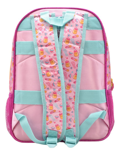 Mochila Bellies Bellie Beth Kit 5 Piezas #4 Primaria Famosa Rosa Impresion 3d