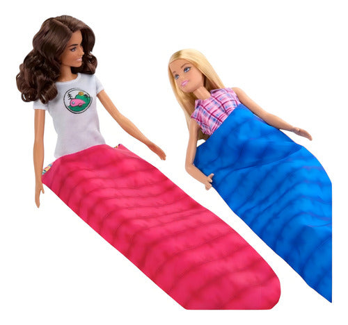 Barbie Dia De Campamento 2 Muñecas Y Accesorios (hrg77)