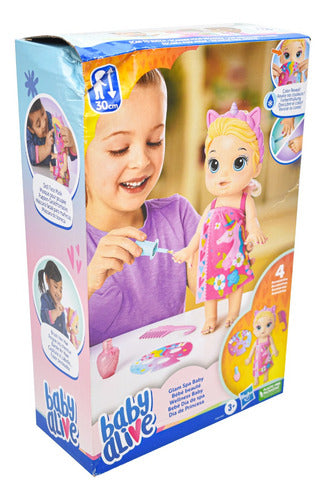 Baby Alive Bebe Dia De Spa Accesorios Muñeca 30cm Hasbro Cd