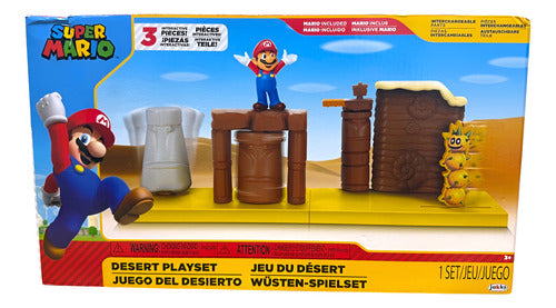 Super Mario Set Juego Del Desierto Jakks Pacific Cf Multicolor
