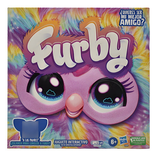 Furby Multicolor Mascota Interactiva 5 Comandos Hasbro Azul