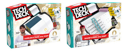 Tech Deck Paris 2024 Pack 2 Rampas Deck Legends Spin Master Multicolor Crema