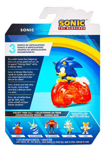 Sonic The Hedgehog Pack 6 Pzas 7 Cm #2 Jakks Pacific